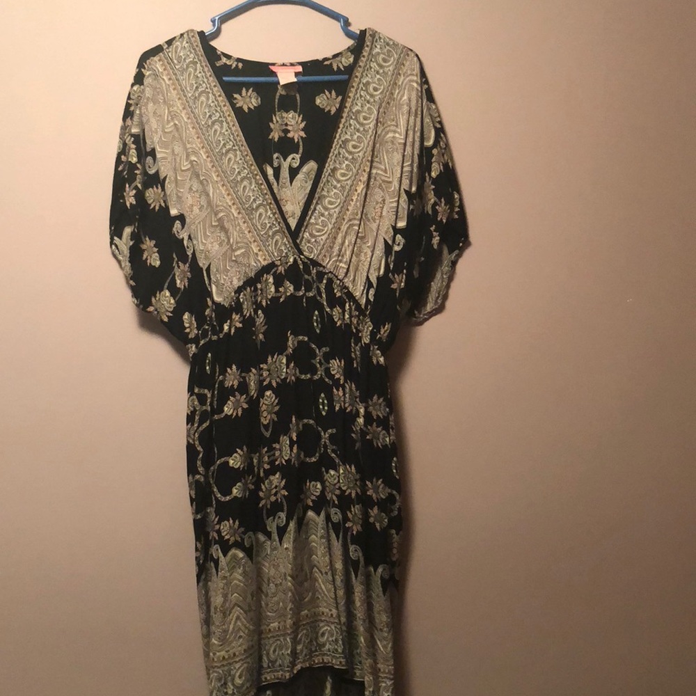 She’s Cool Black/Multi Dress/Swin Cover Up